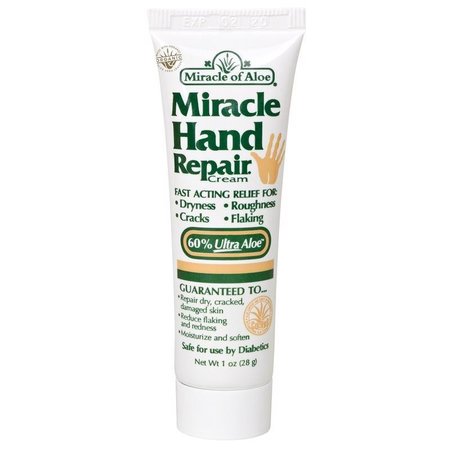 MIRACLE HAND Miracle of Aloe Herbal Scent Hand Repair Cream 1 oz 05051